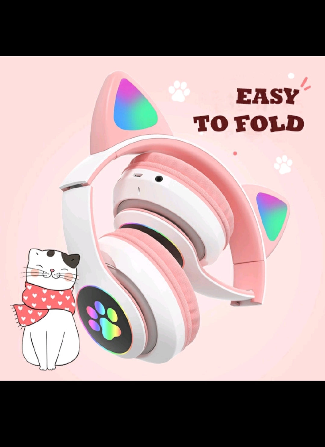 Cat ear headphone